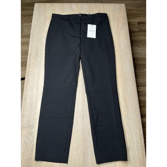 Theory NWT Classic Skinny Pant in Performance Tech Black Size 6 - Picture 3 of 9